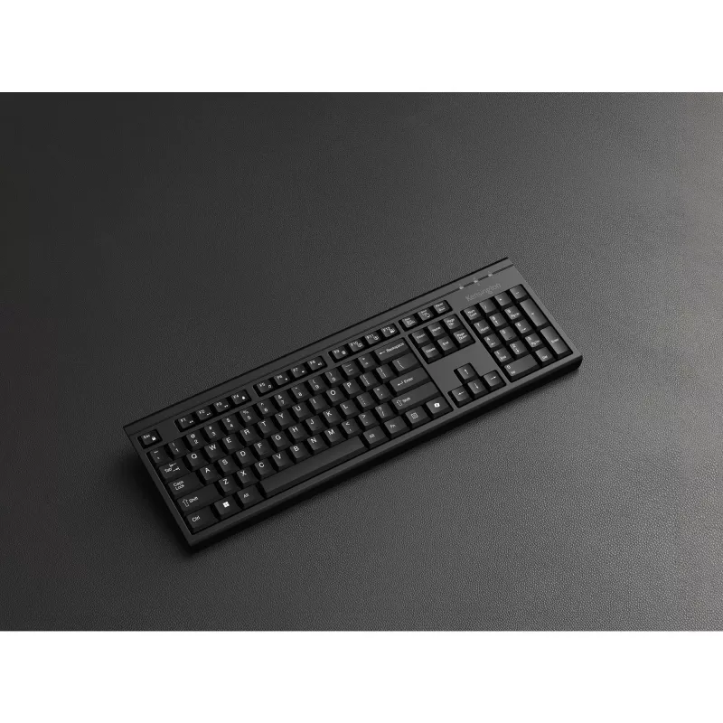 Kensington K75560BE, inalámbrico, RF inalámbrico + Bluetooth, membrana, AZERTY, negro, ratón incluido