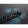 Kensington K75560BE, inalámbrico, RF inalámbrico + Bluetooth, membrana, AZERTY, negro, ratón incluido