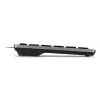 Teclado con cable Kensington KB515 EQ USB-C/USB-A, tamaño completo (100%), con cable, USB, interruptores de tijera, QWERTY, gris