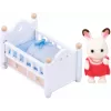 Sylvanian Families conjunto bebé conejo de chocolate (cuna), 3 año(s), multicolor, poliestireno, plástico