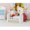 Sylvanian Families conjunto bebé conejo de chocolate (cuna), 3 año(s), multicolor, poliestireno, plástico