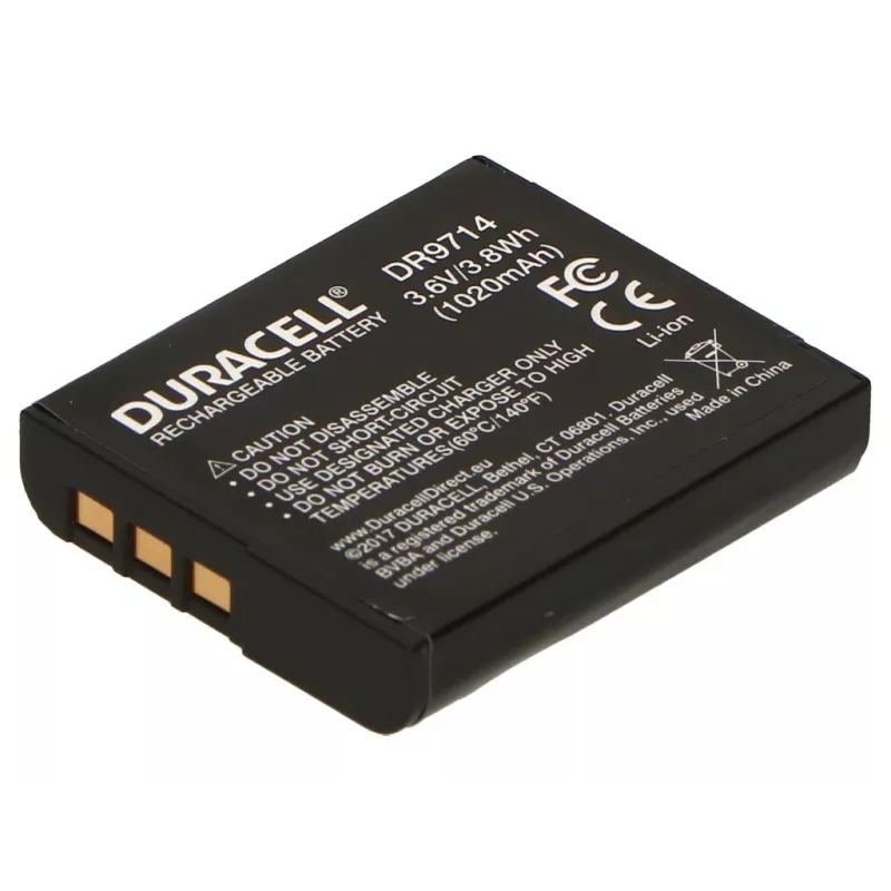 Batería para cámara Duracell - sustituye a batería Sony NP-BG1, 1020 mAh, 3,6 V, litio-ion (Li-Ion)