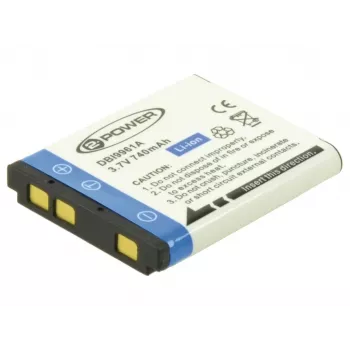 2-Power batería para cámara digital 3,7 V 600 mAh, 600 mAh, 3,7 V, litio-ion (Li-Ion)