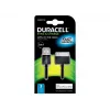 Duracell cable de sincronización/carga 1 metro negro