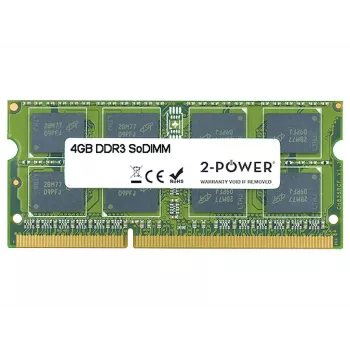 2-Power Memoria SoDIMM 4GB DDR3 1333MHz, 4 GB, 1 x 4 GB, DDR3, 1333 MHz, SO-DIMM de 204 pines, Verde