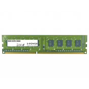 2-Power Memoria DIMM 8 GB MultiSpeed 1066/1333/1600 MHz, 8 GB, 1 x 8 GB, DDR3, 1600 MHz, DIMM de 240 pines, Verde