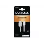 Duracell cable de sincronización/carga 1 metro blanco, 1 m, USB A, Lightning, 2.0, blanco
