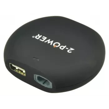2-Power 12V cargador de coche 15-20V 90W + 2,1A USB, 15 V, negro, 54 mm, 67 mm, 18 mm, 194 g