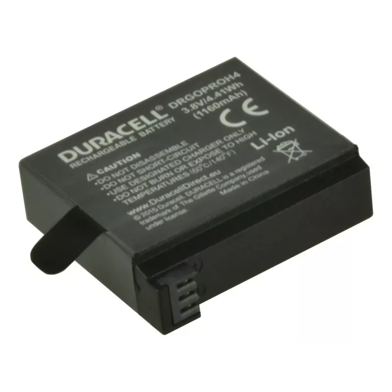 Duracell batería de cámara – sustituye batería GoPro Hero 4, pack de 2