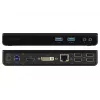 2-Power base de acoplamiento USB 3.0 Dual Display, docking, 3,5 mm, USB Type-A, USB Type-B, 10/100/1000 Mbit/s, negro, 5 Gbit/s