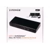 2-Power base de acoplamiento USB 3.0 Dual Display, docking, 3,5 mm, USB Type-A, USB Type-B, 10/100/1000 Mbit/s, negro, 5 Gbit/s