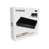 2-Power base de acoplamiento USB 3.0 Dual Display, docking, 3,5 mm, USB Type-A, USB Type-B, 10/100/1000 Mbit/s, negro, 5 Gbit/s