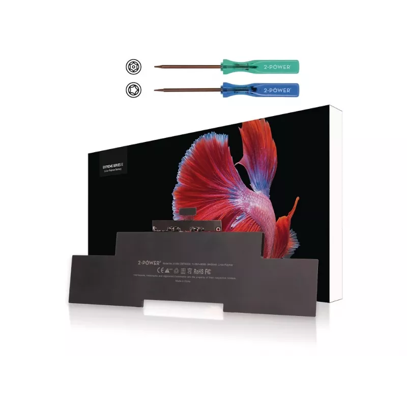 Batería para portátil 2-Power 11,26 V 8400 mAh Li-Polymer, batería, Apple MacBook Pro 15