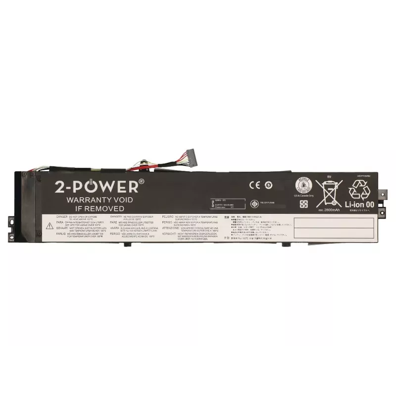 Batería para portátil 2-Power 14,8 V 3100 mAh Li-Polymer, batería