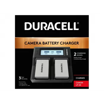 Cargador de baterías Duracell DRC6104