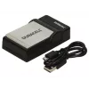 Cargador de batería para cámara digital Duracell, USB, cargador de interior, Canon NB-4L, NB-5L, negro, 5 V, 5 V