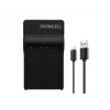 Cargador de batería para cámara digital Duracell, USB, cargador de interior, Nikon EN-EL3e, FujiFilm NP-150, negro, 5 V, 5 V