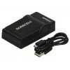 Cargador para cámara digital Duracell, USB, cargador de interior, Panasonic CGA-S005, S007, S008, negro, 5 V, 5 V