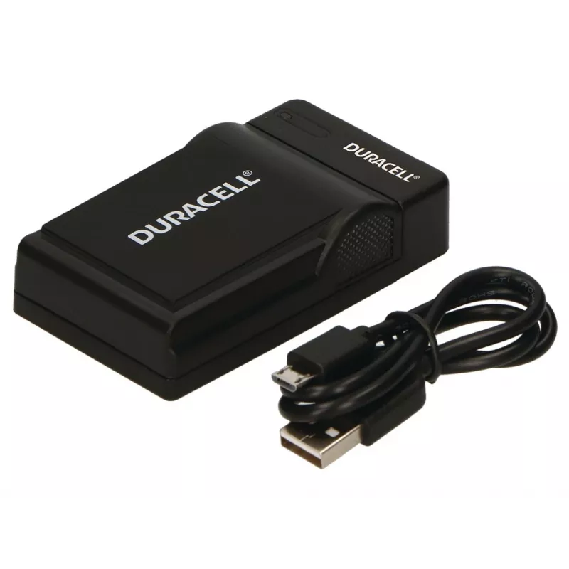 Cargador para cámara digital Duracell, USB, cargador de interior, Panasonic CGA-S005, S007, S008, negro, 5 V, 5 V