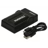 Cargador de batería para cámara digital Duracell, USB, cargador de interior, Panasonic CGA-S002E, CGA-S006, negro, 5 V, 5 V