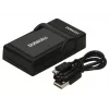 Cargador de batería para cámara digital Duracell, USB, cargador de interior, Panasonic DMW-BLD10E, negro, 5 V, 5 V