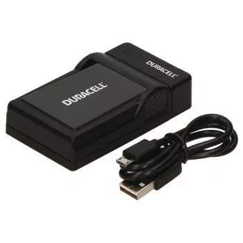 Cargador de batería para cámara digital Duracell, USB, cargador de interior, Panasonic DMW-BLD10E, negro, 5 V, 5 V