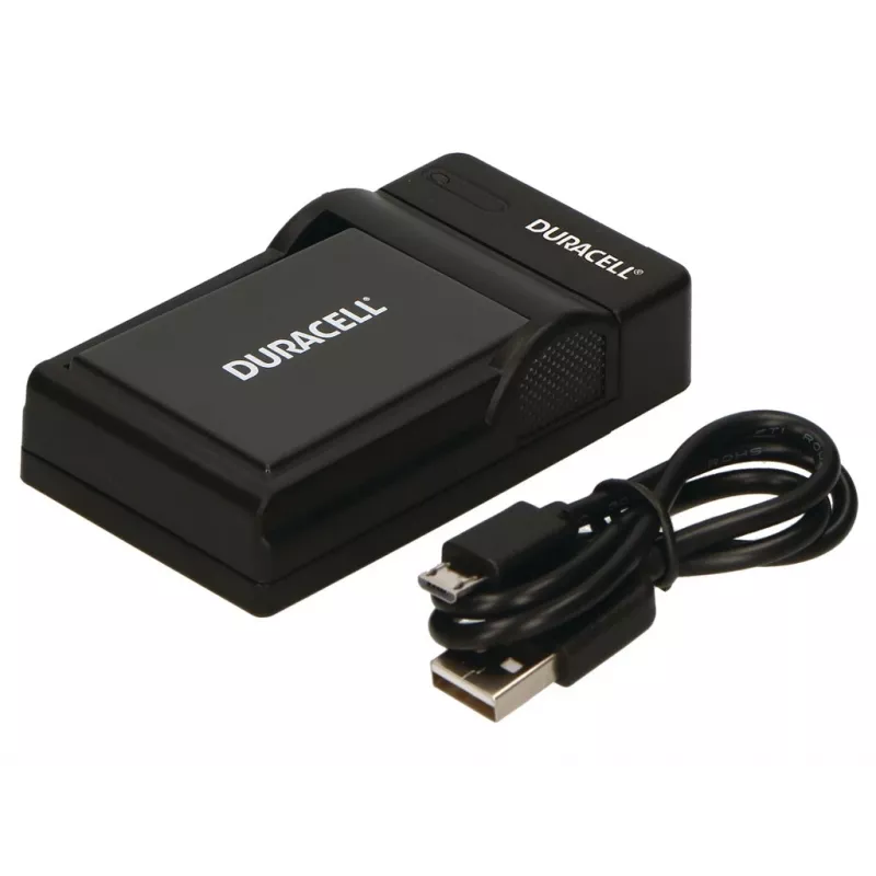 Cargador de batería para cámara digital Duracell, USB, cargador de interior, Panasonic DMW-BLD10E, negro, 5 V, 5 V