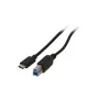 Cable USB 2-Power CAB5014A 1 m USB-C USB-B negro