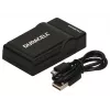 Cargador de batería para cámara digital Duracell, USB, cargador de interior, GoPro Hero 4, negro, 5 V, 5 V