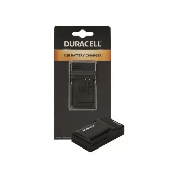 Cargador para cámara digital Duracell, USB, cargador de batería de interior, Panasonic DMW-BLF19, negro, 5 V, 5 V