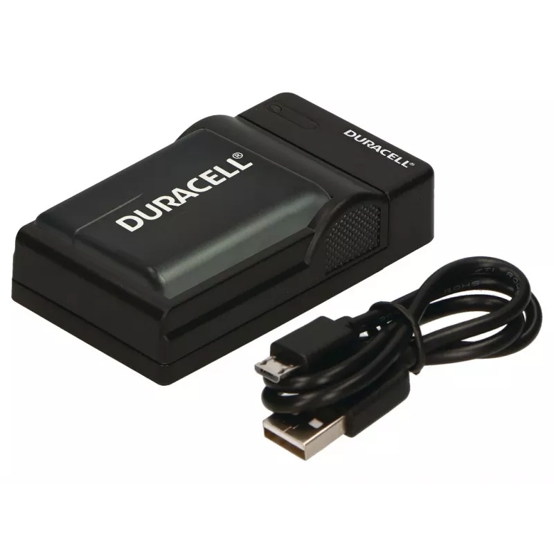 Cargador para cámara digital Duracell, USB, cargador de batería de interior, negro, 5 V, 5 V, 5 V