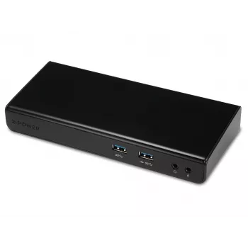 Cable de estación de acoplamiento/replicador de puertos para portátil 2-Power DOC0110A USB 3.2 Gen 1 (3.1 Gen 1) Type-B negro