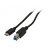 Cable de estación de acoplamiento/replicador de puertos para portátil 2-Power DOC0110A USB 3.2 Gen 1 (3.1 Gen 1) Type-B negro