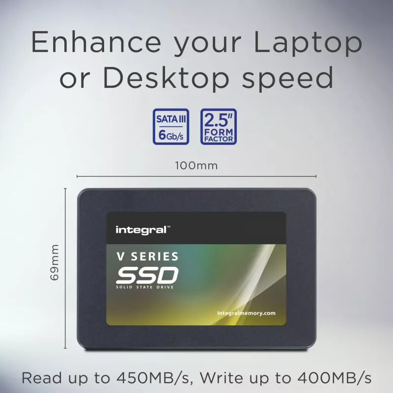 Integral 250GB SSD 2,5 pulgadas SATA 3 R-450MB/s W-400MB/s TBW 75 V SERIES 2