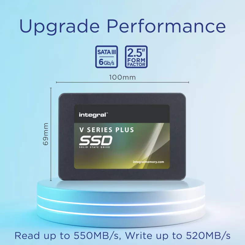 Integral 512GB SSD 2,5 pulgadas SATA 3 R-550MB/s W-520MB/s TBW 150 V SERIES 2 PLUS