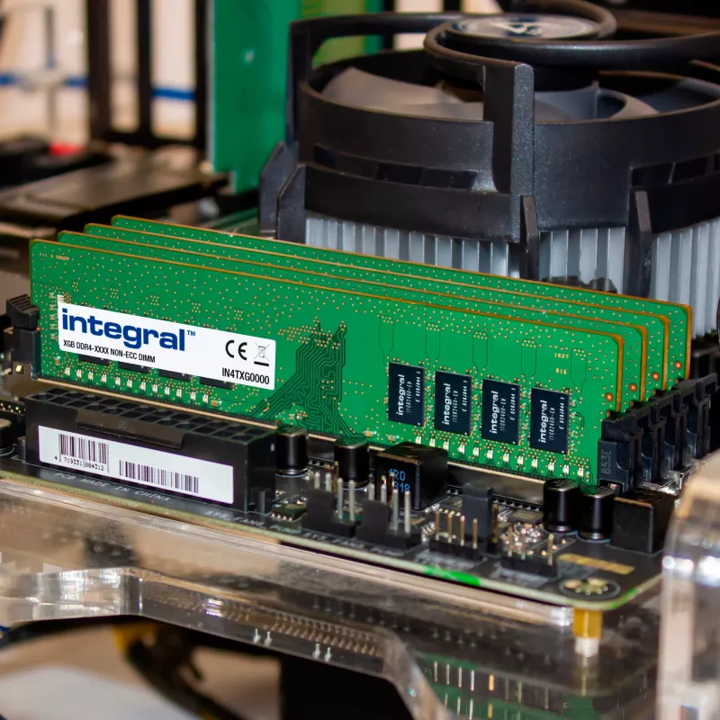 Integral 32GB MÓDULO DE RAM PARA PC DDR4 3200MHZ PC4-25600 SIN BÚFER NO ECC DIMM 1,2V 2GX8 CL22