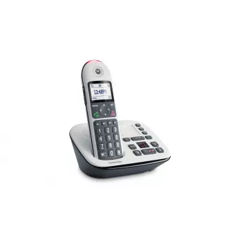 Motorola CD5011 Teléfono inalámbrico DECT con contestador automático, blanco