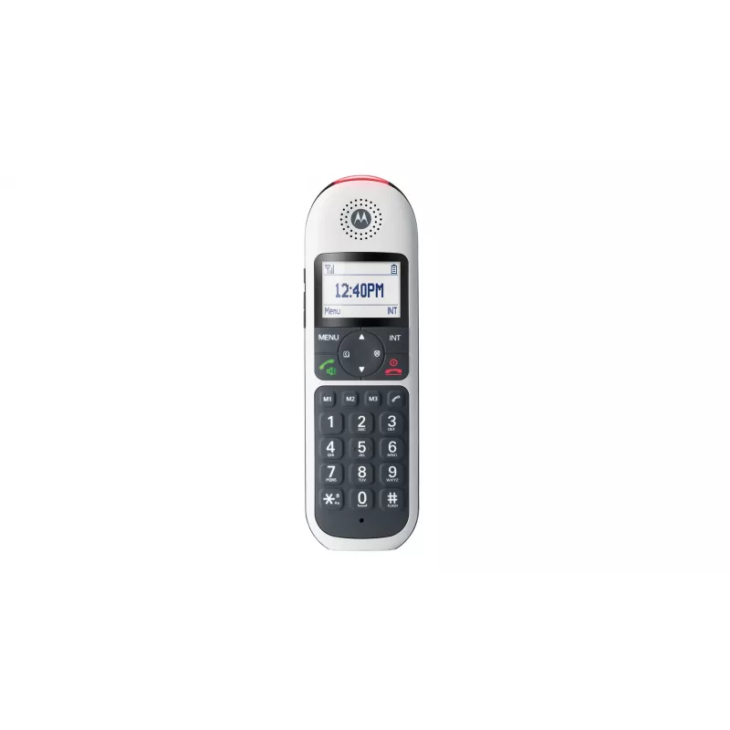 Motorola CD5011 Teléfono inalámbrico DECT con contestador automático, blanco