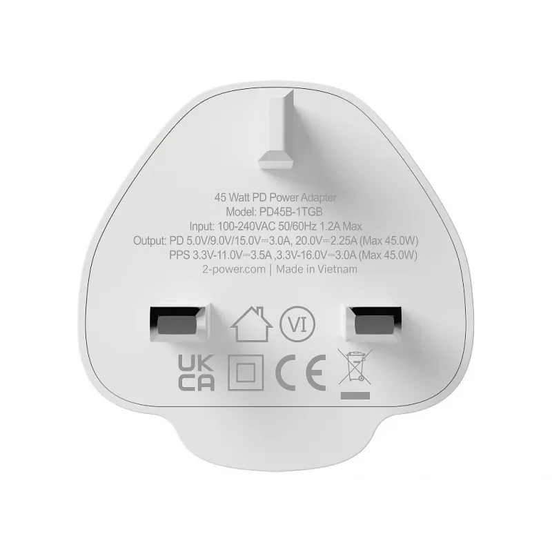 2-Power 2PWC45W01G-UK cargador móvil