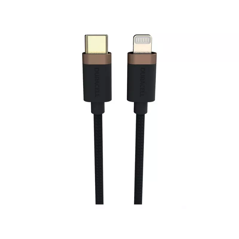 Duracell USB9012A cable Lightning 1 m negro