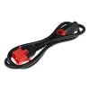ACT Cable de alimentación C13 IEC Lock+ - C14 IEC Lock Dual Locking negro 0,5 m, PC3600