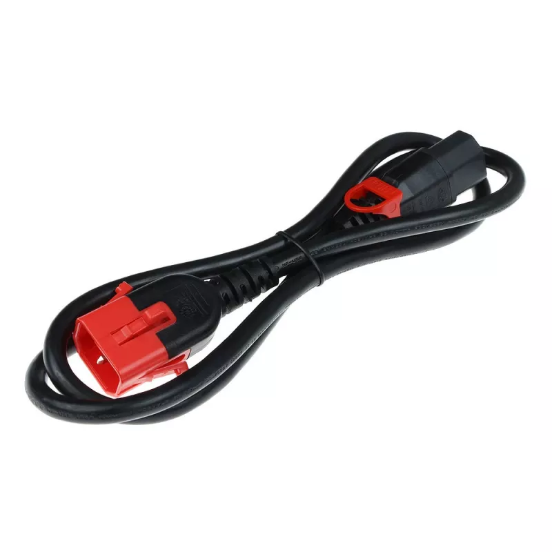 ACT Cable de alimentación C13 IEC Lock+ - C14 IEC Lock Dual Locking negro 0,5 m, PC3600
