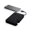 iStorage diskAshur² HDD 4TB Negro | Disco duro portátil seguro | Cifrado por hardware AES-XTS de 256 bits | Protegido por PIN | Independiente del sistema operativo y de la plataforma | Conforme TAA | Protección contra ataques de fuerza bruta | Resistente al polvo y al agua