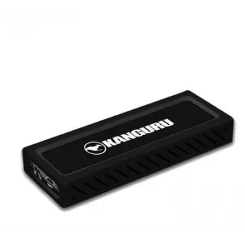 iStorage Kanguru UltraLock Superspeed+ USB-C M.2 NVMe SSD externa 2 TB | Unidad de estado sólido portátil segura | Interruptor físico de protección contra escritura | Firmware seguro | Conforme TAA |