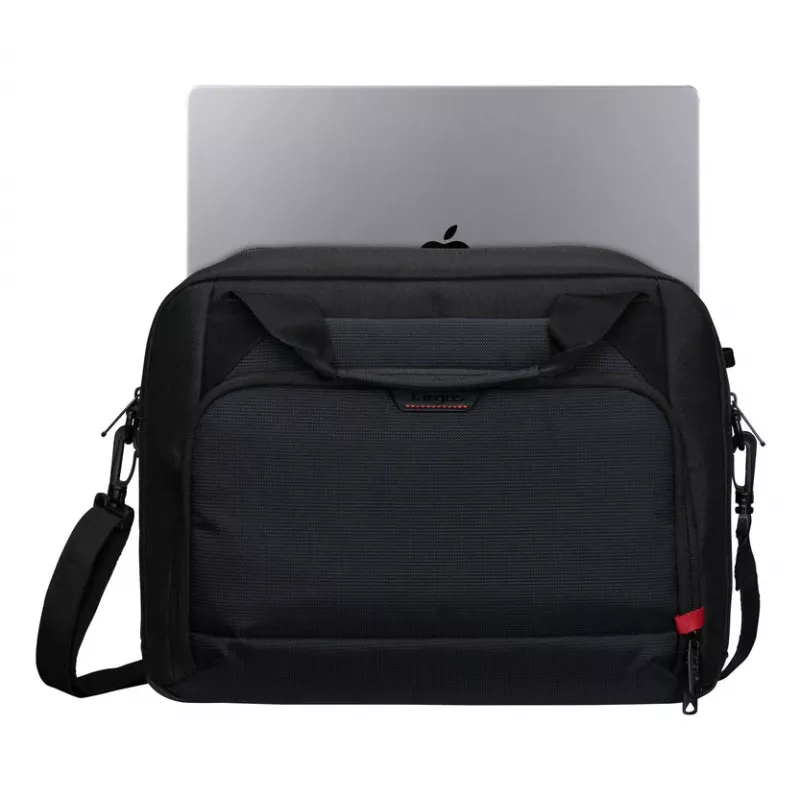 Targus EcoSmart 35,6 cm (14 pulgadas) Maletín Negro, Rojo