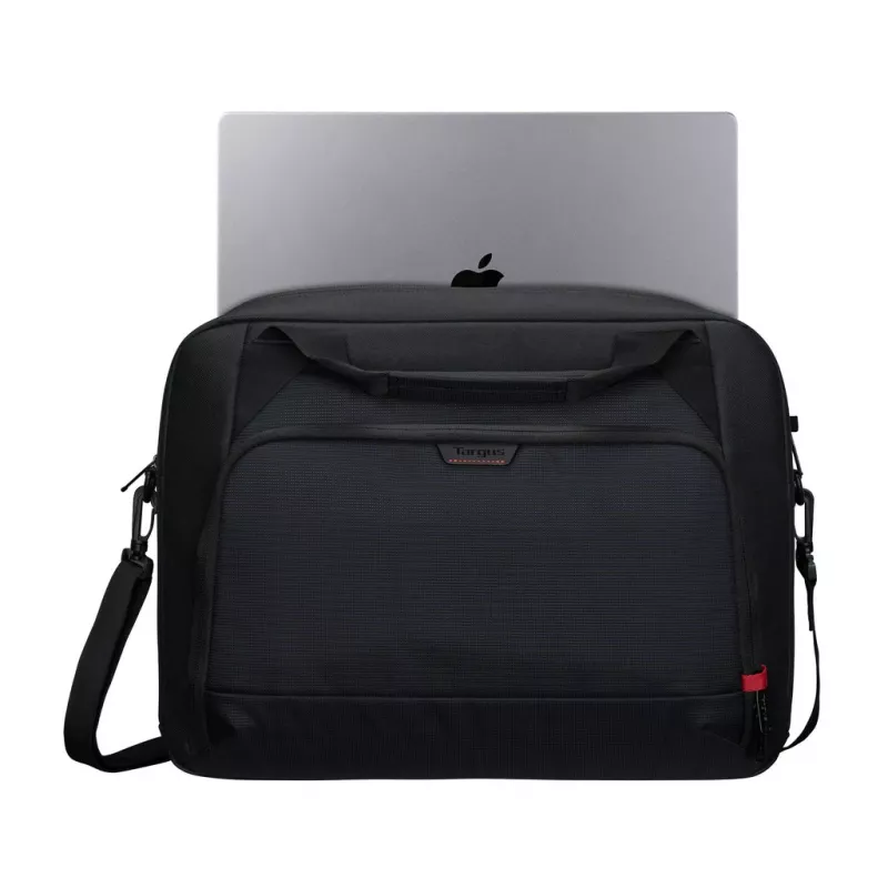 Targus EcoSmart 45,7 cm (18 pulgadas) Maletín Negro, Rojo