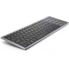 DELL Pro Plus Teclado compacto - KB740 - Belga (AZERTY), Full-Size (100%), Inalámbrico, RF Wireless + Bluetooth, Interruptor de tijera, AZERTY, Gris, Negro