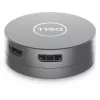 DELL Adaptador multipuerto USB-C 6 en 1 – DA305, Con cable, USB 3.2 Gen 2 (3.1 Gen 2) Type-C, 10,100,1000 Mbit/s, Plata, 3840 x 2160 píxeles, Dell