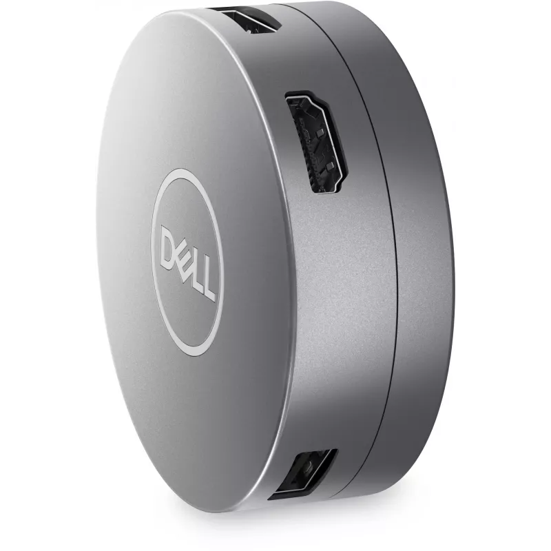 DELL Adaptador multipuerto USB-C 6 en 1 – DA305, Con cable, USB 3.2 Gen 2 (3.1 Gen 2) Type-C, 10,100,1000 Mbit/s, Plata, 3840 x 2160 píxeles, Dell