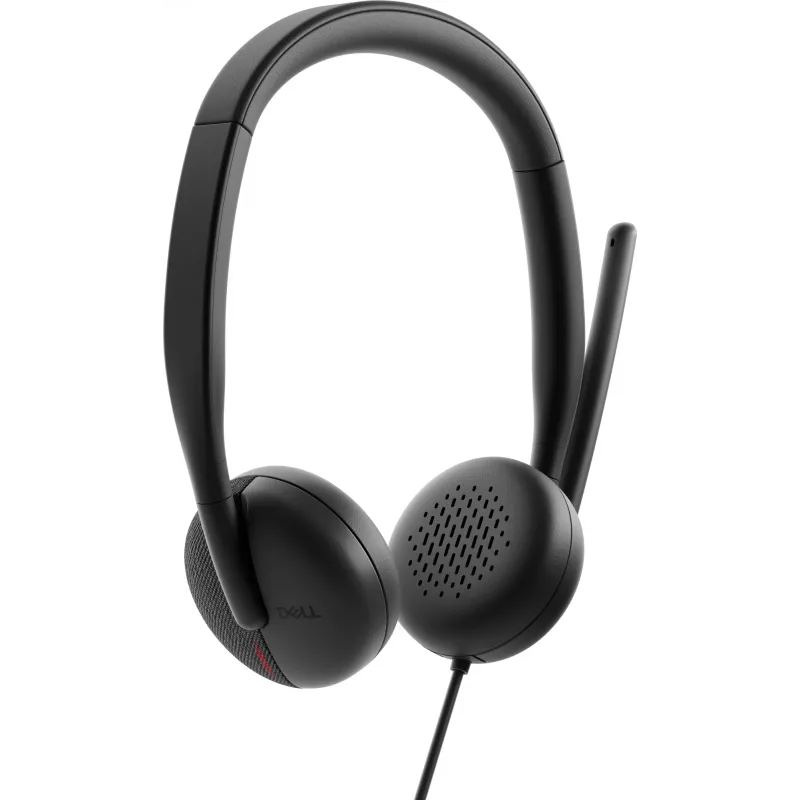 DELL Pro auricular con cable - WH3024, con cable, llamadas/música, 20 - 20000 Hz, 110 g, auricular, negro